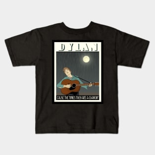 Dylan's Music Poster Kids T-Shirt